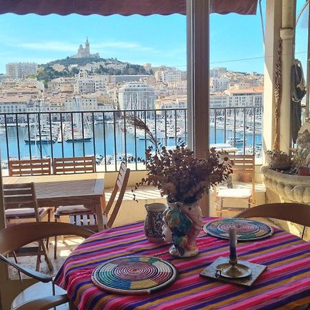 Grand T2 Surplombant Le Vieux Port Marseille Marselha Exterior foto